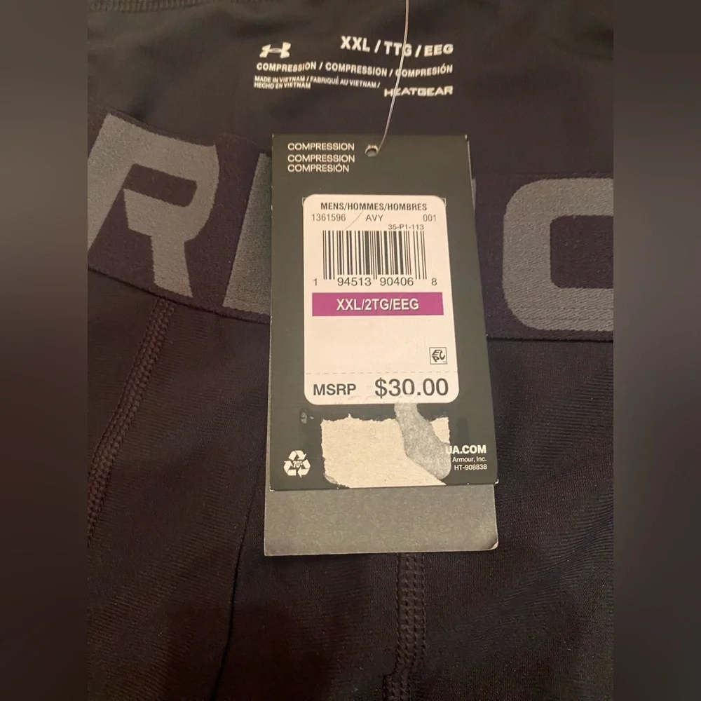 New Men’s Under‎ Armour Heatgear Shorts Cooling Size XXL